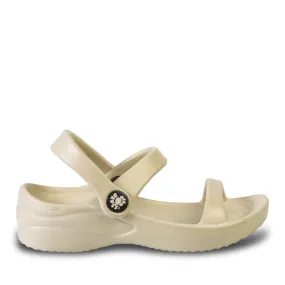 3-Strap Sandals - Tan