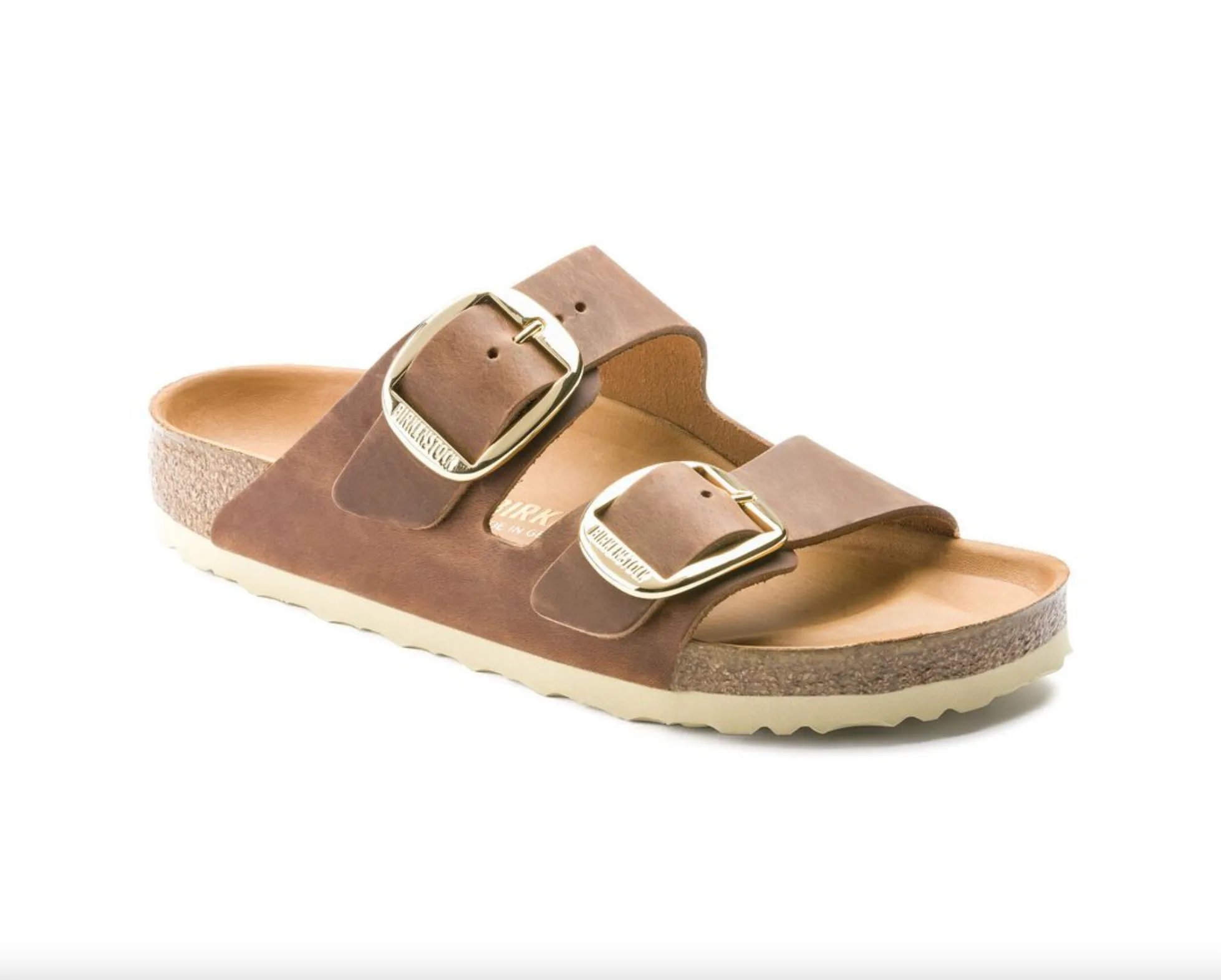 Arizona Big Buckle Oiled Leather Sandals