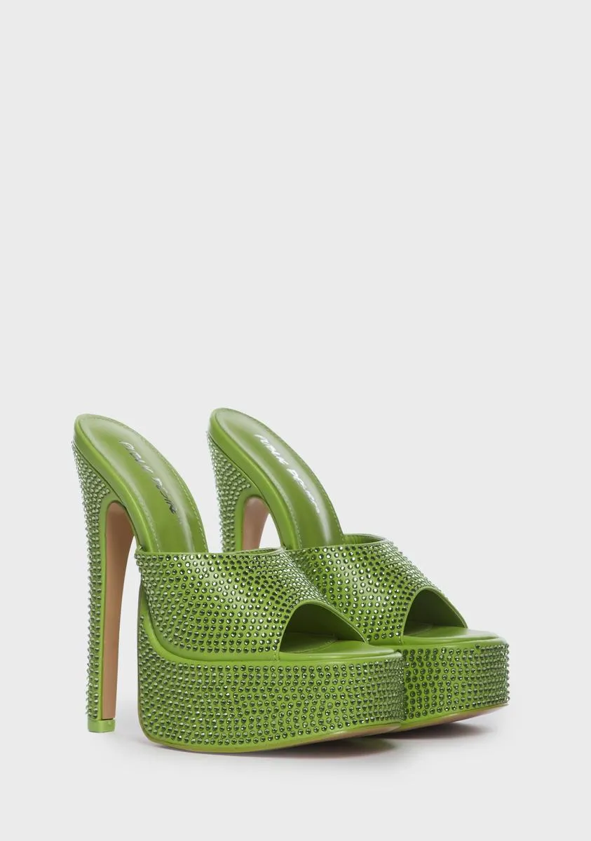 Beck Peep Toe Heels