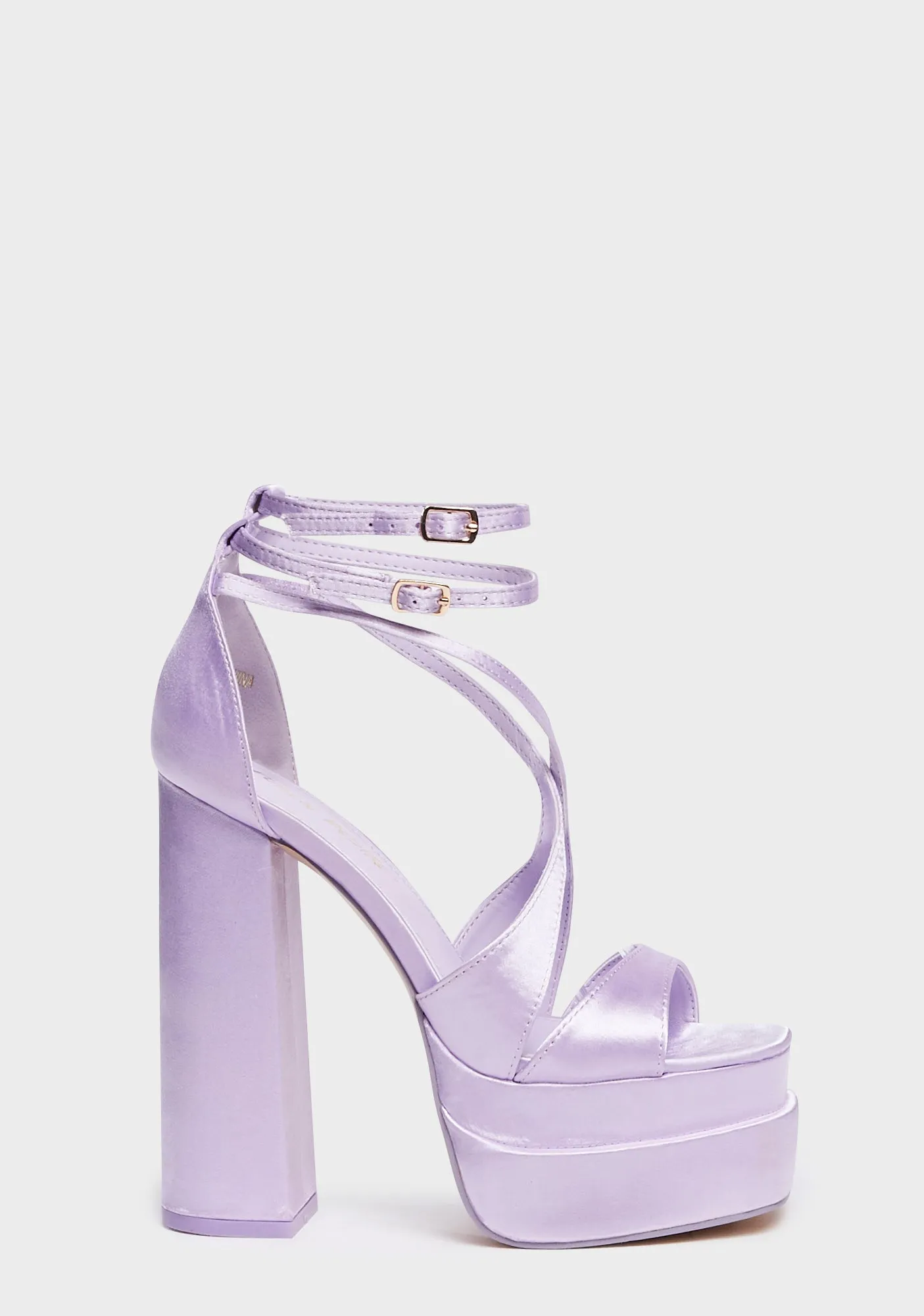 Breanna Platform Heels - Purple