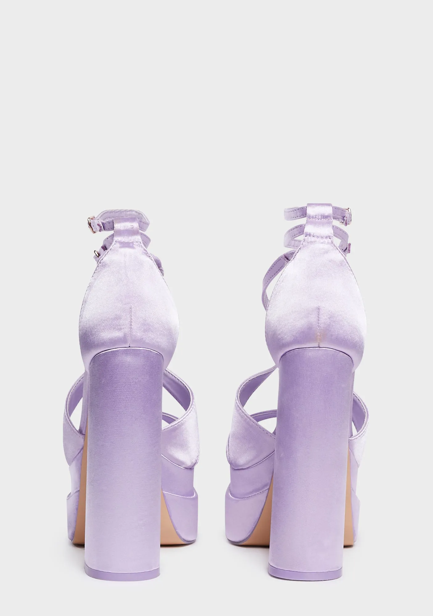 Breanna Platform Heels - Purple