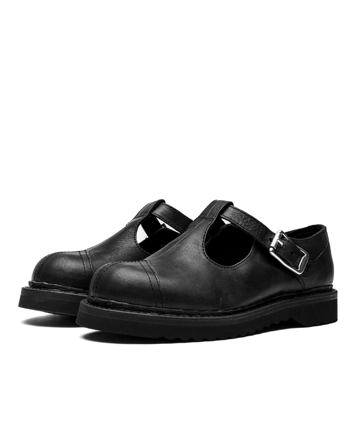 Camden Shoe Car Tire Black Leather