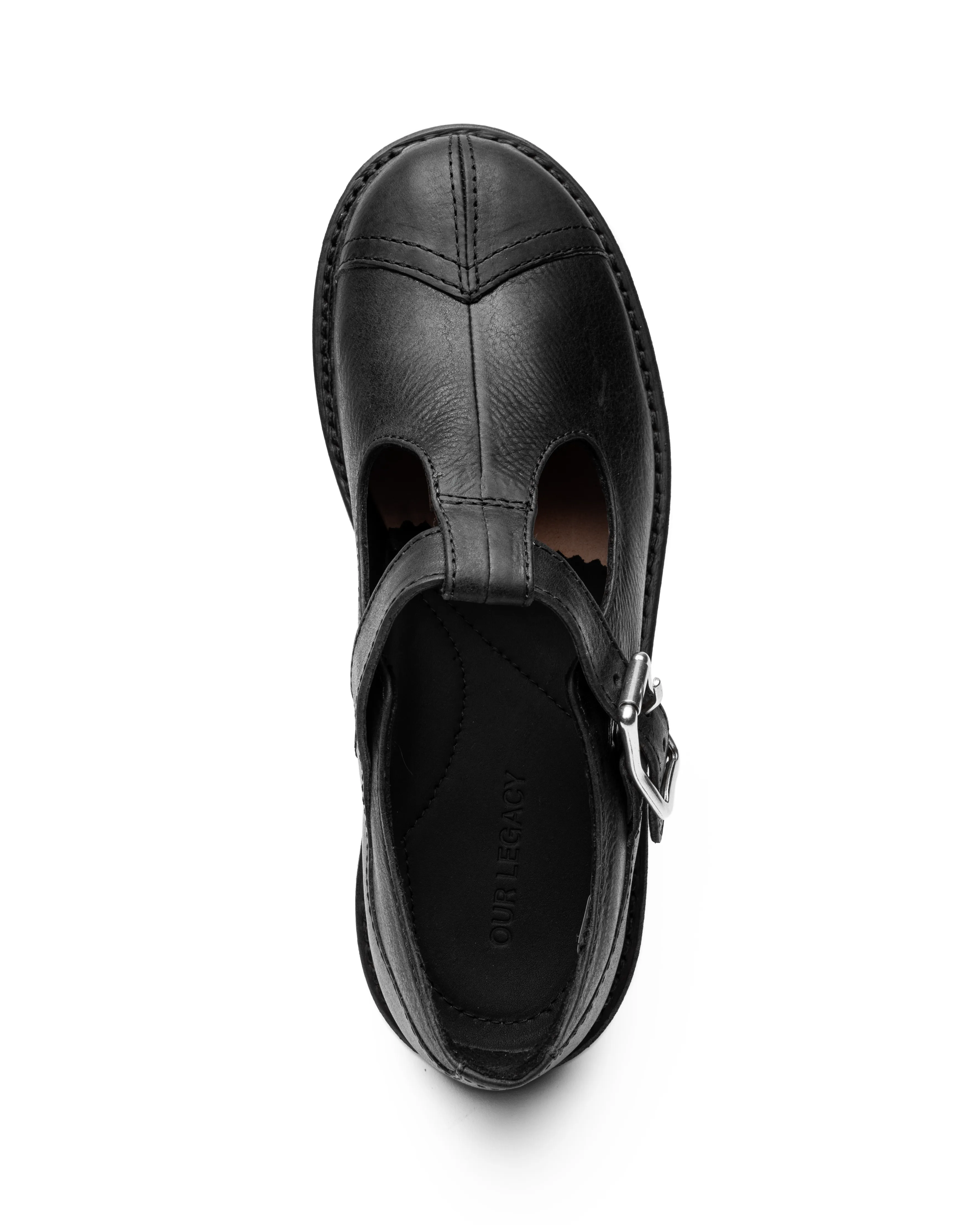 Camden Shoe Car Tire Black Leather