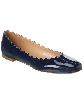 Chloé Lauren Scalloped Patent Ballet Flat