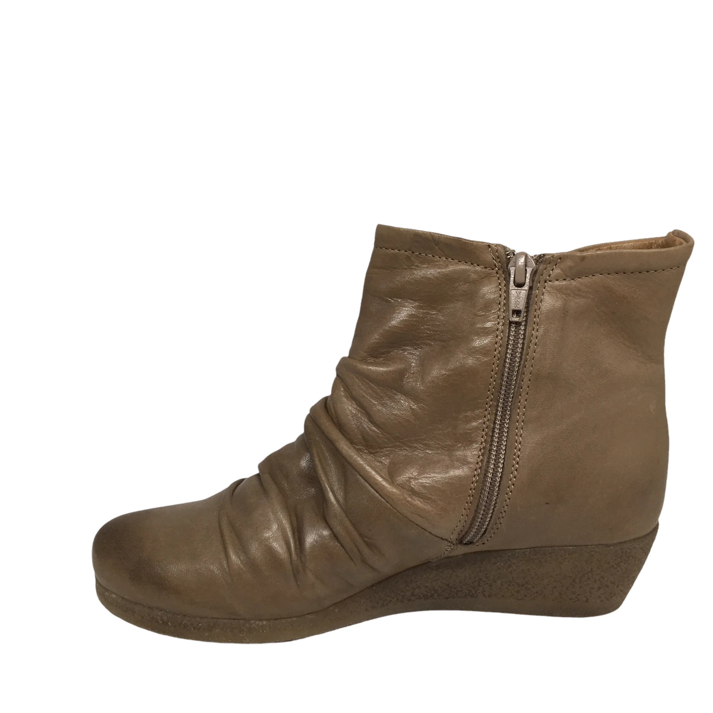 Effegie Ensa ~ Beige ~ Black ~ Leather boot