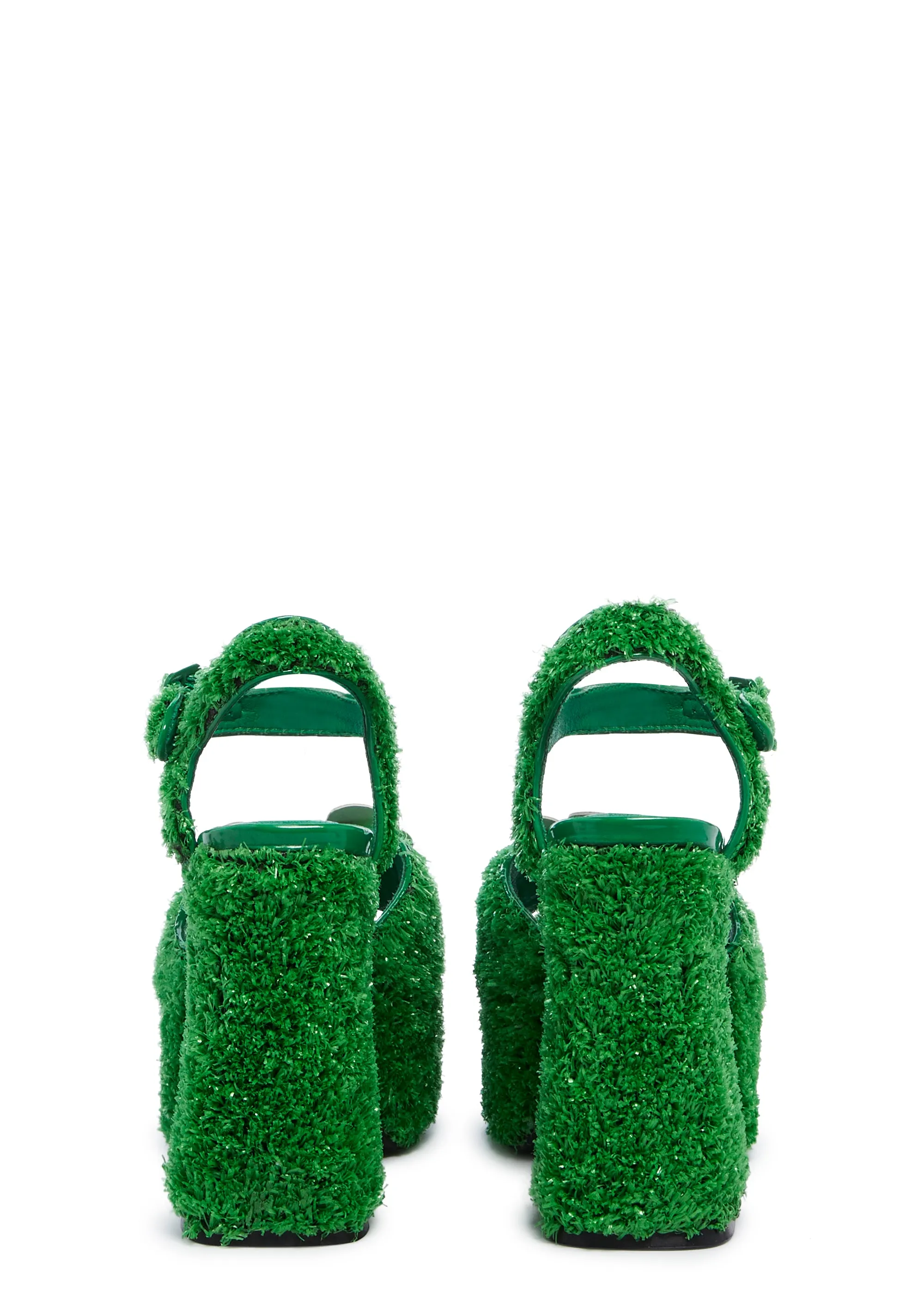 It’s Always Greener Platform Heels