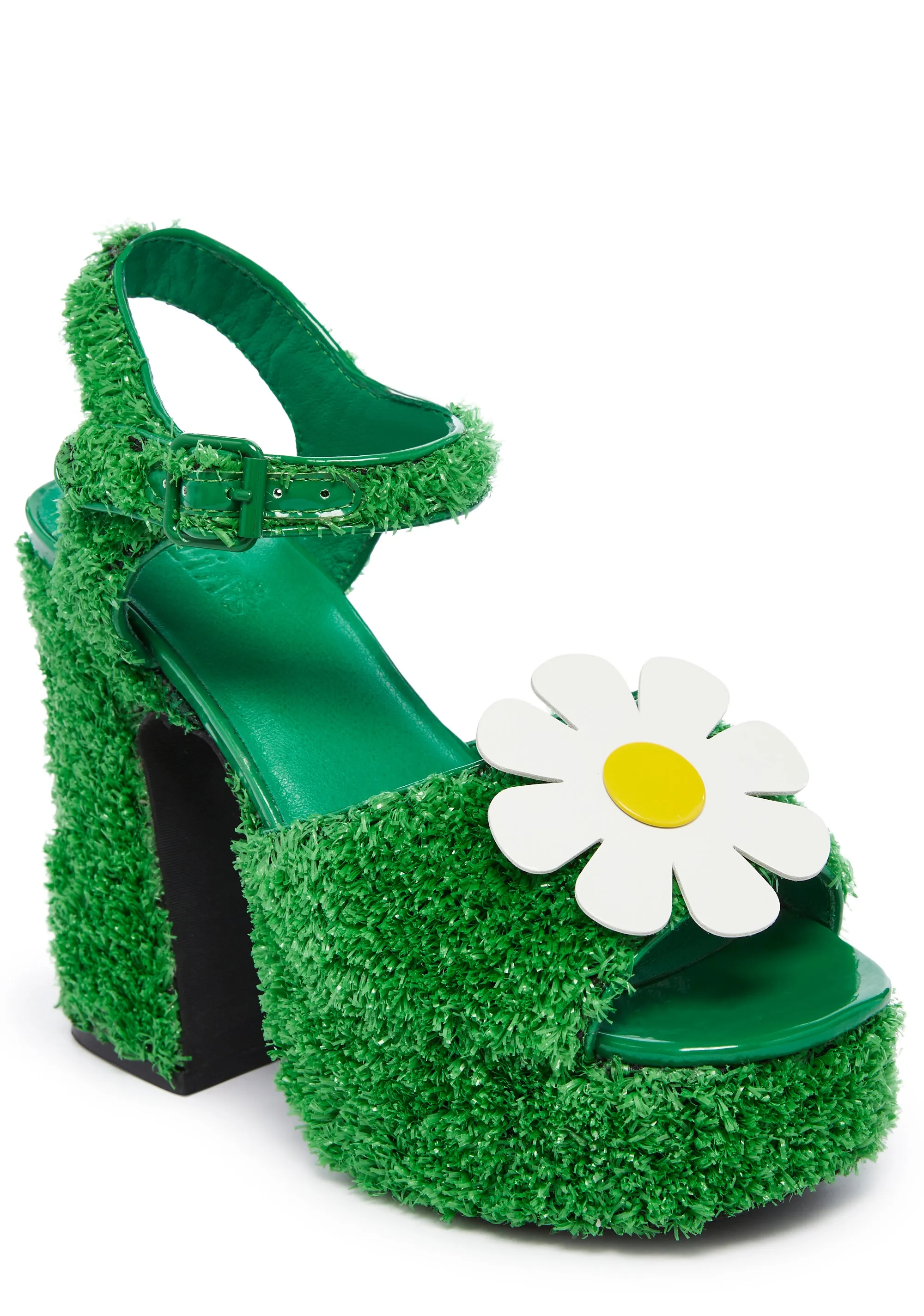 It’s Always Greener Platform Heels