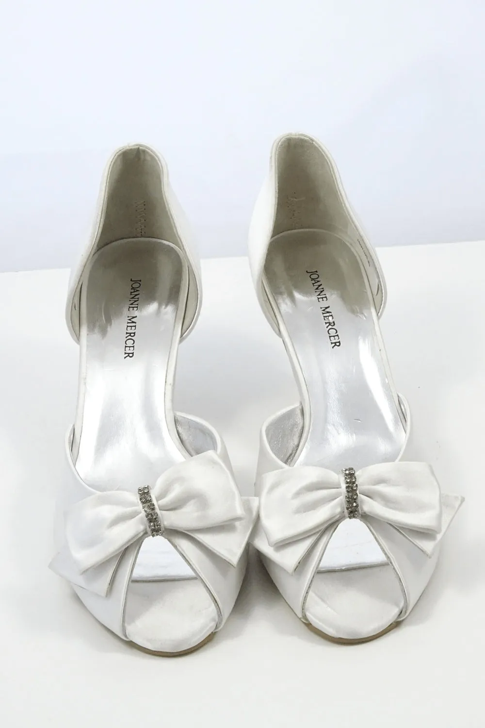 Joanne Mercer White Heels 6.5