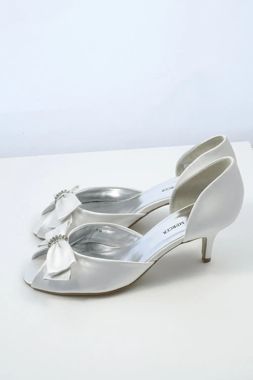 Joanne Mercer White Heels 6.5