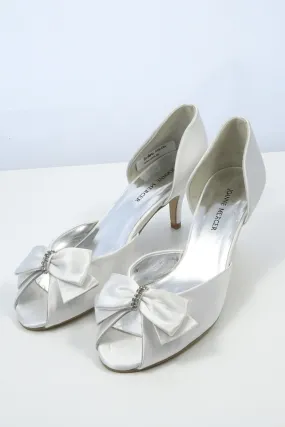 Joanne Mercer White Heels 6.5