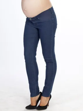 Maternity Slim Jeans in Medium Blue - XXS Only