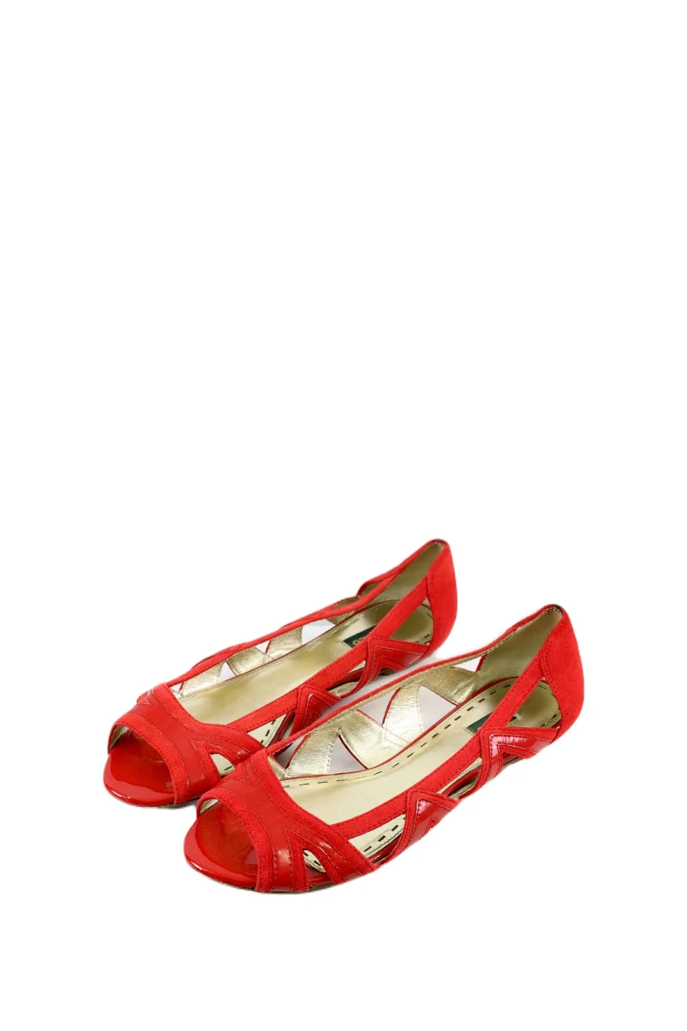 Mimco Red Flats 37