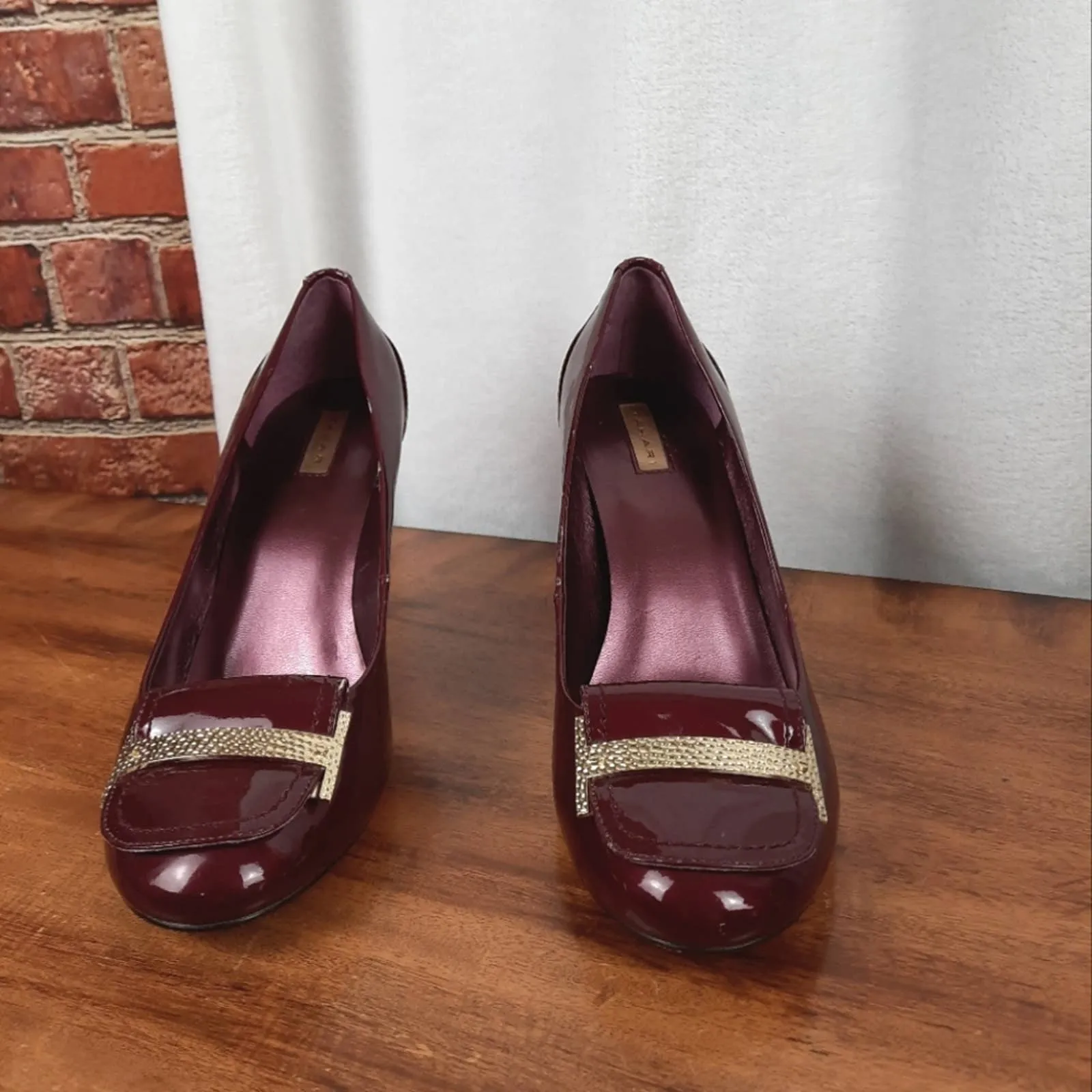 Tahari Pierce Burgundy Heels